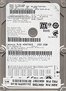 mja2250bh g2、PN ca07083-b594000l、Fujitsu 250?GB SATA 2.5ハードドライブ(中古品)