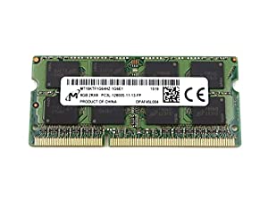 8GB Micron DDR3 1600MHz PC3-12800 1.35V ノートパソコン RAM メモリ MT16KTF1G64HZ-1G6E1 693374-001(中古品)