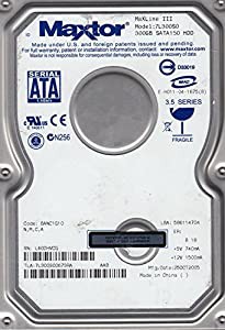 Maxtor MaXLine III 7L300S0 300GB 7200RPM 16MB Cache SATA 1.5Gb/s 3.5インチ ハードディスク(中古品)