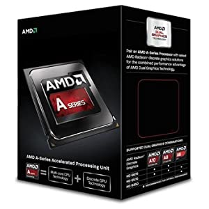 AMD CPU ad640kokhlbox a-6?x2?APU 6400?K fm2ブラックボックスa6?4.1?GHz 65?W小売(中古品)