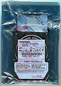 [TOSHIBA] 東芝 2.5inch HDD 120GB SATA 9.5mm厚 512セクター(非AFT)モデル MK1252GSX(中古品)