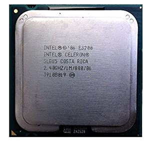 インテルCeleron e3200?slgu5?2.4?GHz 1?MBデュアルコアデスクトップCPUプロセッサーlga775(中古品)
