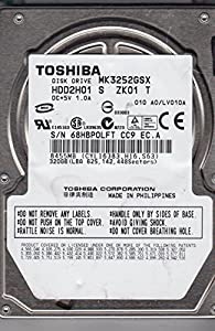 MK3252GSX A0/LV010A HDD2H01 S ZK01 T Toshiba 320GB SATA 2.5 ハードドライブ(中古品)