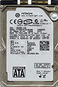 Hitachi hts542512?K9sa00?120?GB P/N : 0?a55233?MLC : da2218(中古品)