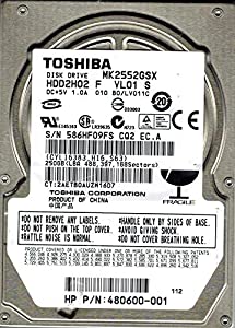 Toshiba mk2552gsx 250?GB hdd2h02?F vl01?S b0?/ lv011?C(中古品)