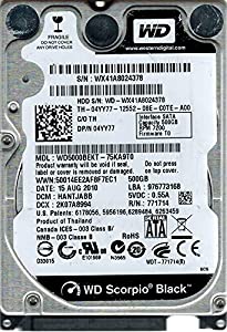 Western Digital wd5000bekt-75ka9t0?500?GB DCM : hantjabb(中古品)の通販は