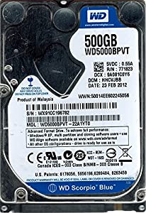Western Digital wd5000bpvt-22?a1yt0?500?GB DCM : hhcvjbb(中古品)の通販は