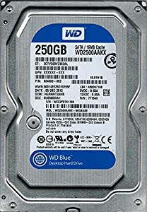 Western Digital wd2500aakx-60u6aa0?250?GB DCM : hgrnht2ahb(中古品)の通販は
