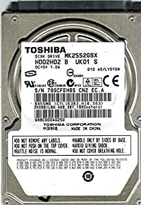 Toshiba mk2552gsx 250?GB hdd2h02?B uk01?S a0?/ lv010?m(中古品)