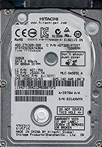 Hitachi hts723232?a7a364?P/N : 0j13233?MLC : da5031?320?GB(中古品)