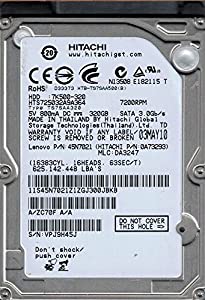 日立 HTS725032A9A364 MLC:DA3247 P/N: 0A73293 320GB(中古品)
