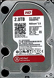 Western Digital WD20EFRX-68EUZN0 2TB NAS DCM:HARNHTJCA WD レッド(中古品)