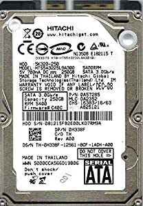Hitachi hts543225l9?a300?P/N : 0?a57285?MLC : da2352?250?GB(中古品)