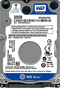 Western Digital wd3200lpvx-80?V0tt0?320?GB DCM : evmtjbbb(中古品)