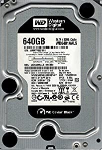 Western Digital wd6401aals-00e8b0?640?GB DCM : hbrnht2cb(中古品)