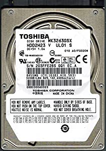 Toshiba mk3263gsx hdd2h23?V ul01?S 320?GB a0?/ fg020?m中国(中古品)