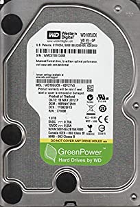 wd10eucx-63yz1y0、DCM hbrnht2mh、Western Digital 1tb SATA 3.5ハードドライブ(中古品)