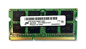 MICRON MT16JSF51264HZ-1G4D1 4GB ノートブック SODIMM DDR3 PC10600(1333) UNBUF 1.5v 2RX8 204P 512MX64 256m(中古品)