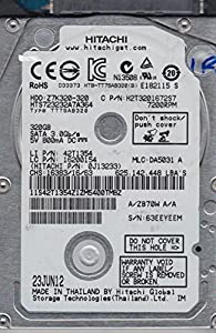 hts723232?a7a364、PN 0j13233、MLC da5031、Hitachi 320?GB SATA 2.5ハードドライブ(中古品)
