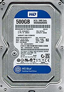Western Digital wd5000aakx-08u6aa0?DCM : dbnnht2meb 500?GB(中古品)の通販は