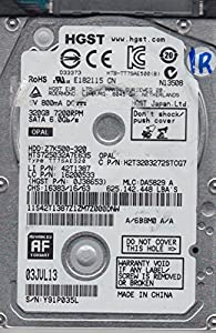 hts725032?a7e635、PN 0j38653、MLC da5829、Hitachi 320?GB SATA 2.5ハードドライブ(中古品)