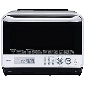 東芝 加熱水蒸気オーブンレンジ 30L 石窯ドーム グランホワイト ER-ND300(W)(中古品)