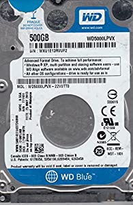 wd5000lpvx-22?V0tt0、DCM ehmtjab、Westernデジタル500?GB SATA 2.5ハードドライブ(中古品)