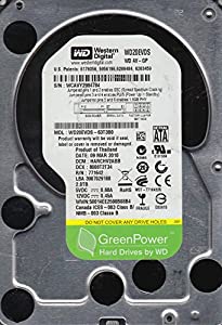 wd20evds-63t3b0、DCM harchv2abb、Westernデジタル2tb SATA 3.5ハードドライブ(中古品)の通販は