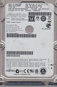 mja2320bh g2、PN ca07083-b466000t、Fujitsu 320?GB SATA 2.5ハードドライブ(中古品)