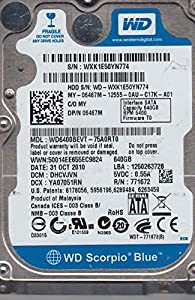wd6400bevt-75?a0rt0、DCM dhcvjvn、Westernデジタル640?GB SATA 2.5ハードドライブ(中古品)の通販は