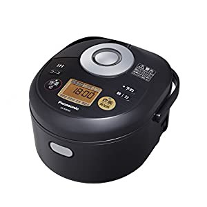 パナソニック 3合 炊飯器 IH式 ブラック SR-KB055-K(中古品)