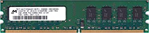 Micron PC2-5300U (DDR2-667) 2GB 240ピン DIMM デスクトップパソコン用メモリ 型番：MT16HTF25664AY-667E1 動作保証品(中古品)