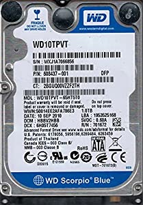 Western Digital wd10tpvt-65ht5t0?1tb DCM : hbbv2hbb wxj1?a(中古品)