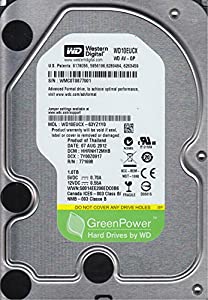 wd10eucx-63yz1y0、DCM hhrnht2mhb、Western Digital 1tb SATA 3.5ハードドライブ(中古品)