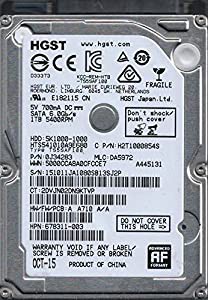 hts541010?a9e680?P/N : 0j34283?MLC : da5972?HGST 1tb中国(中古品)の通販は