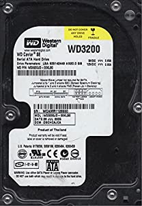 wd3200jd-00klb0、DCM dschcajca、Western Digital 320?GB SATA 3.5ハードドライブ(中古品)