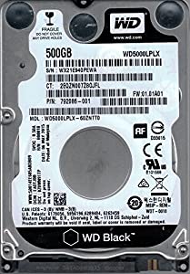 WD5000LPLX-60ZNTT0 DCM: EAOTJBB WX21E Western Digital 500GB(中古品)