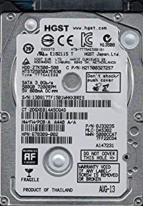 hts725050?a7e630?P/N : 0j33235?MLC : da5302?HGST 500?GBノートパソコンハードドライブ(中古品)