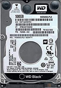 wd5000lplx-60zntt1?DCM : hvotjvk wxf1?a Westernデジタル500?GB(中古品)