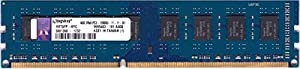 Kingston PC3-12800U (DDR3-1600) 4GB 240ピン DIMM デスクトップパソコン用メモリ 型番：KVT8FP-HYC(中古品)