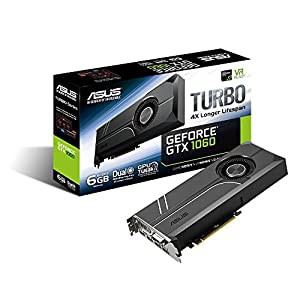 ASUS NVIDIA GeForce GTX1060搭載ビデオカード メモリ6GB TURBO-GTX1060-6G(中古品)