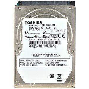 Toshiba MK3276GSX 320GB SATA/300 5400RPM 8MB 2.5" Hard Drive [並行輸入品](中古品)