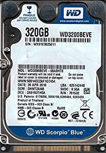 Western Digital WD3200BEVE-00A0HT0 DCM: DANTJHNB 320GB [並行輸入品](中古品)