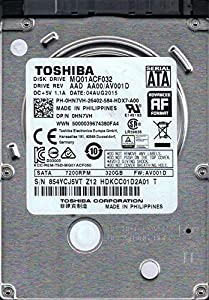 MQ01ACF032 AAD AA00/AV001D PHILIPPINES Toshiba 320GB [並行輸入品](中古品)