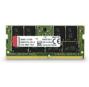 キングストンKingstonノートPCメモリ DDR4-2400 (PC4-19200) 16GB CL15 1.2V Non-ECC SODIMM 260pin KVR24S17D8/16(中古品)