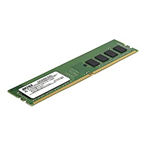 BUFFALO PC4-2400対応 288ピン DDR4 SDRAM U-DIMM D4U2400-S4G(中古品)