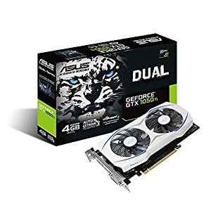 ASUS NVIDIA GeForce GTX1050Ti搭載ビデオカード オーバークロック メモリ4GB DUAL-GTX1050TI-4G(中古品)