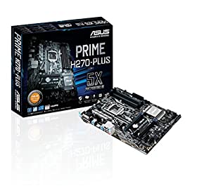 ASUSTeK Intel H270搭載 マザーボード LGA1151対応 PRIME H270-PLUS 【ATX】(中古品)