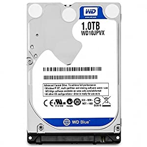 WD 2016 New Blue 1TB 2.5 inches Laptop Notebook Internal SATA 6Gb/s Hard Drive 9.5mm Height 5400RPM Model WD10JPVX [並行