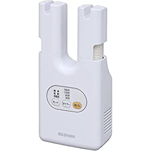 アイリスオーヤマ 靴乾燥機 シューズドライヤー カラリエ ダブルノズル SD-C1-W(中古品)